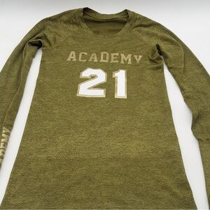 Lululemon Swiftly Tech Womens Fitted Long Sleeve T-Shrit Green Small Branded